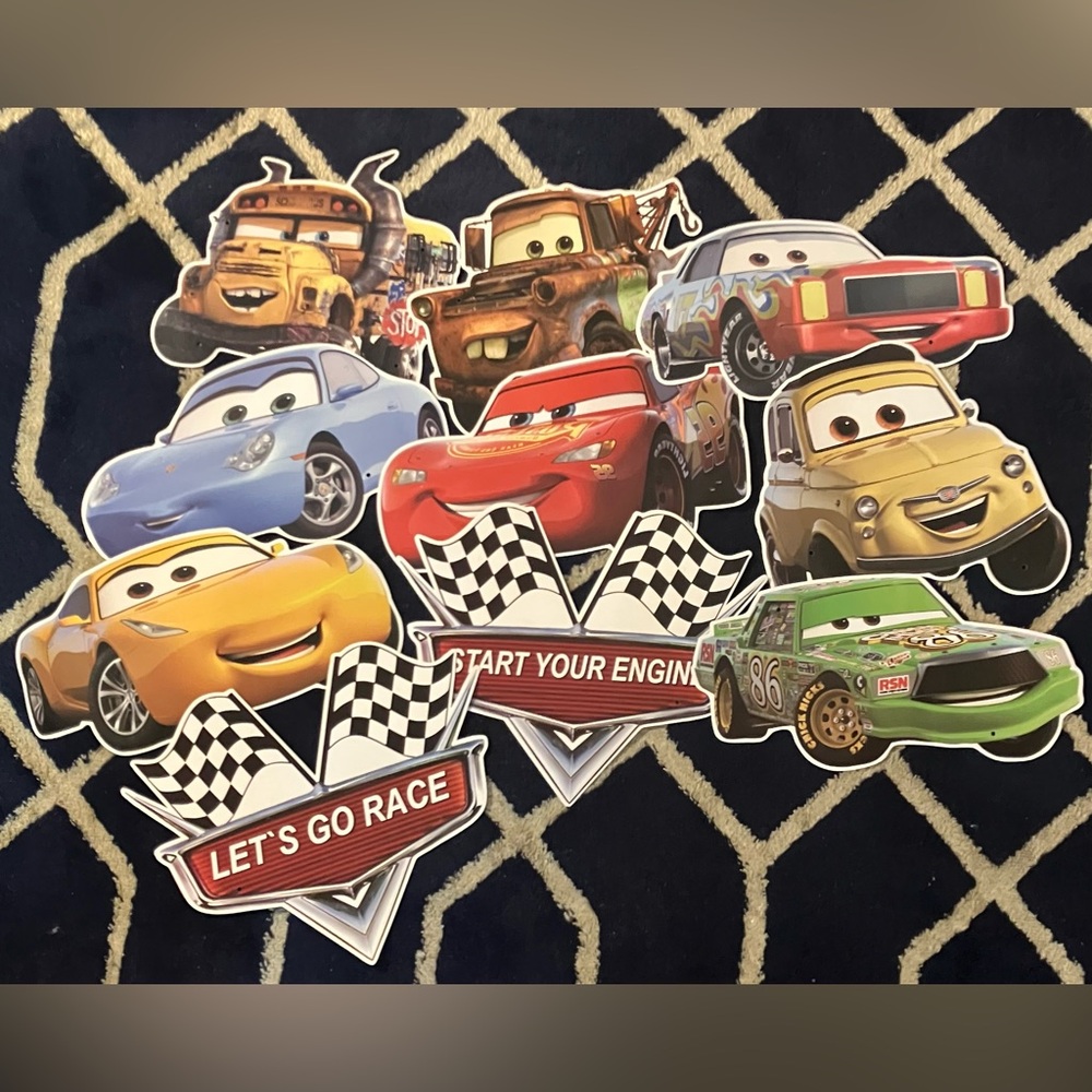 Disney Cars Character Banner